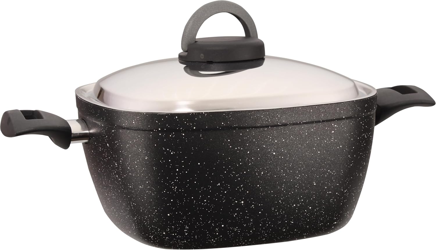 El Amal Elite 24cm Square Granite Cooking Pot Black – Safqqa Egypt