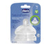 Chicco Bottle Nipples For Child ( 4 Months) -2 pcs - Safqqa