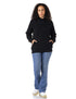 FIRE WOOD womens Basic 2 Pocket Hoodie Sweatshirt