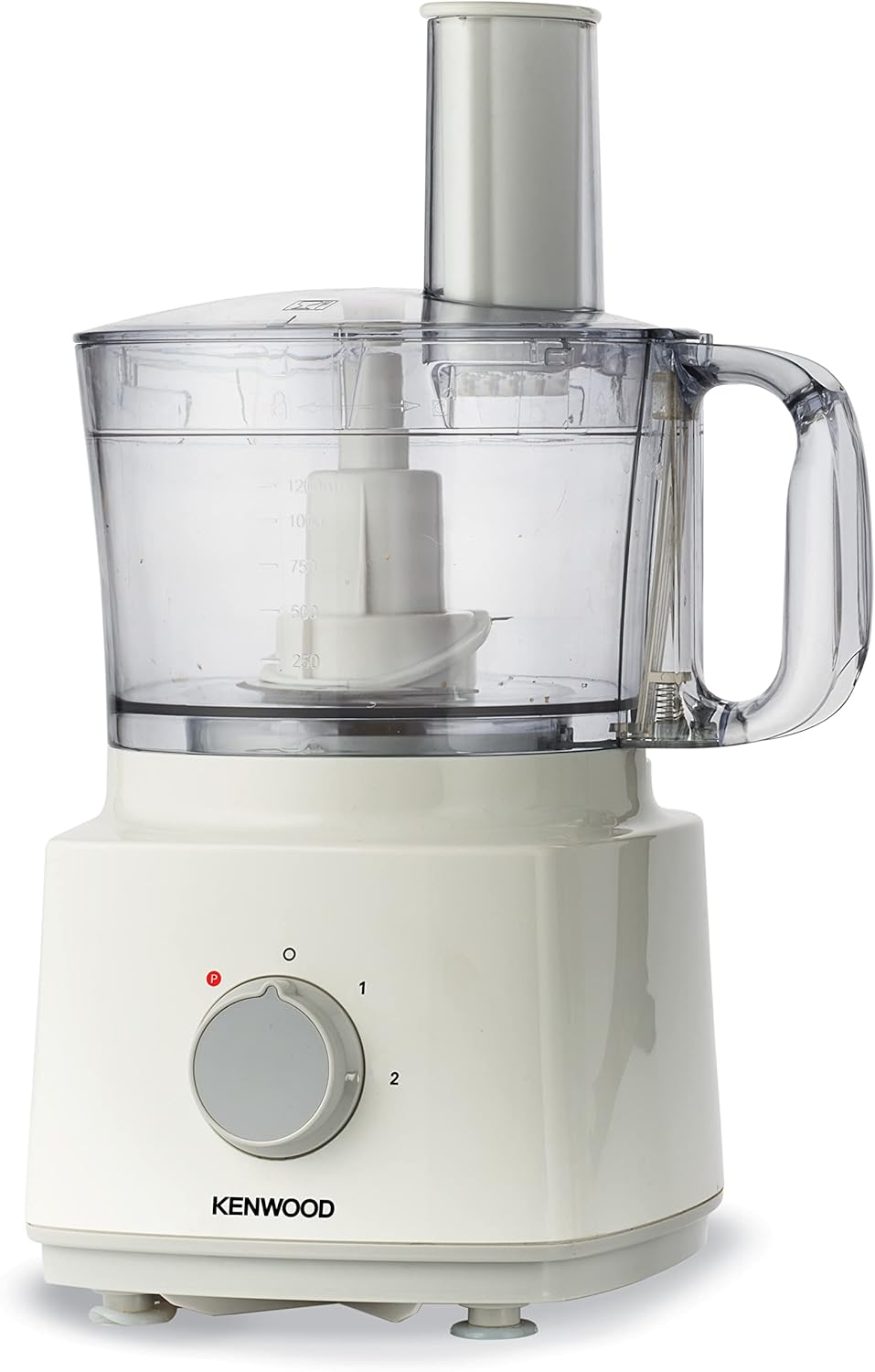 Kenwood Food Processor 750W Multi-Functional with 3 Interchangeable Disks, Blender, Whisk, Dough Maker FDP03 White