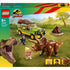 لعبة LEGO Jurassic Park Triceratops Research – مجموعة ديناصور ترايسيراتوبس مع سيارة Ford Explorer – إصدار الذكرى الـ30 للأطفال 8 سنوات+