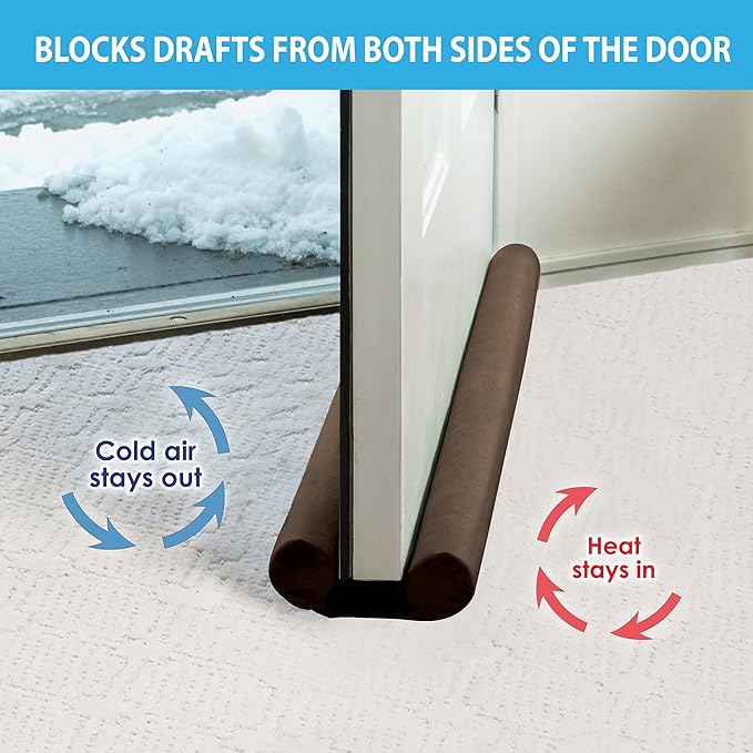Twin Draft Guard Door Draft Stopper Made from durable and soft materials