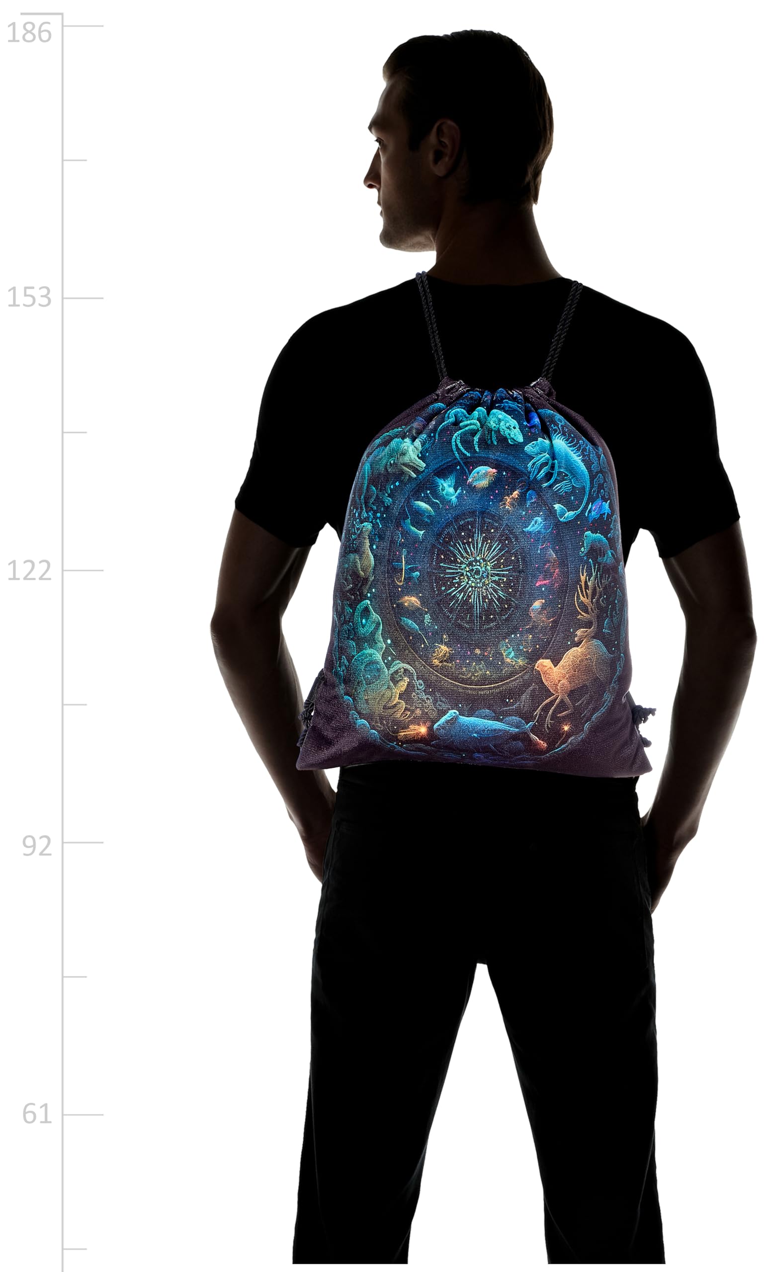 شنطة برباط من تات - 538، متعددة الألوان، كبيرة