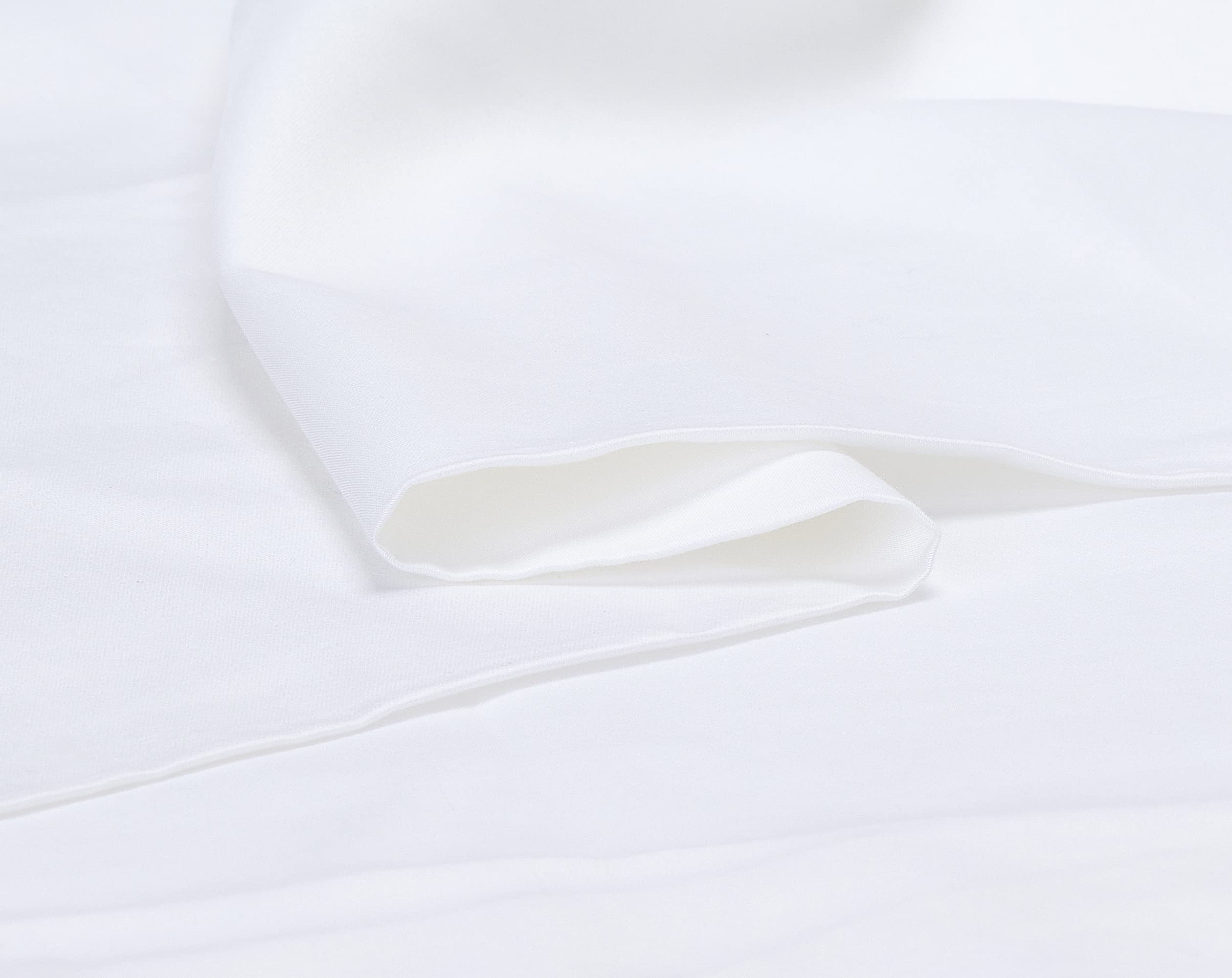 nit Solid Flat Sheet Set White Bed Linen Plain Cotton Rich 100% Egyptian Cotton