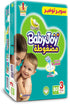 BabyJoy Compressed diapers with back leakage stopper , Size 3, Medium, 6-12 Kg, Super Saving pack, 80 Diapers