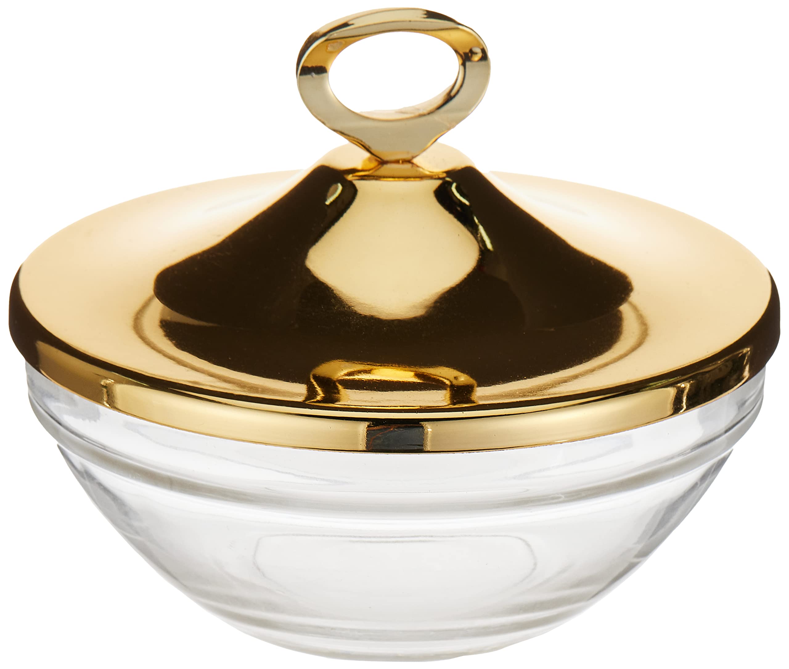 Vague 02-1031 Dates Bowl Serving Set 6 Piece, Golden