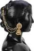 Shining Diva Fashion Women Earrings Gold Plated Pearl Elegant Jewelry