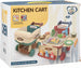Chengjun Toys Kitchen Cart with Accessories - Multi Color - Safqqa Egypt