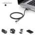 KabelDirekt – Mini USB 2.0 cable – 1m – (high-speed data cable and charger cable, suitable for hard drives, digital cameras, navigation devices with a Mini USB port, black/space grey) – PRO Series