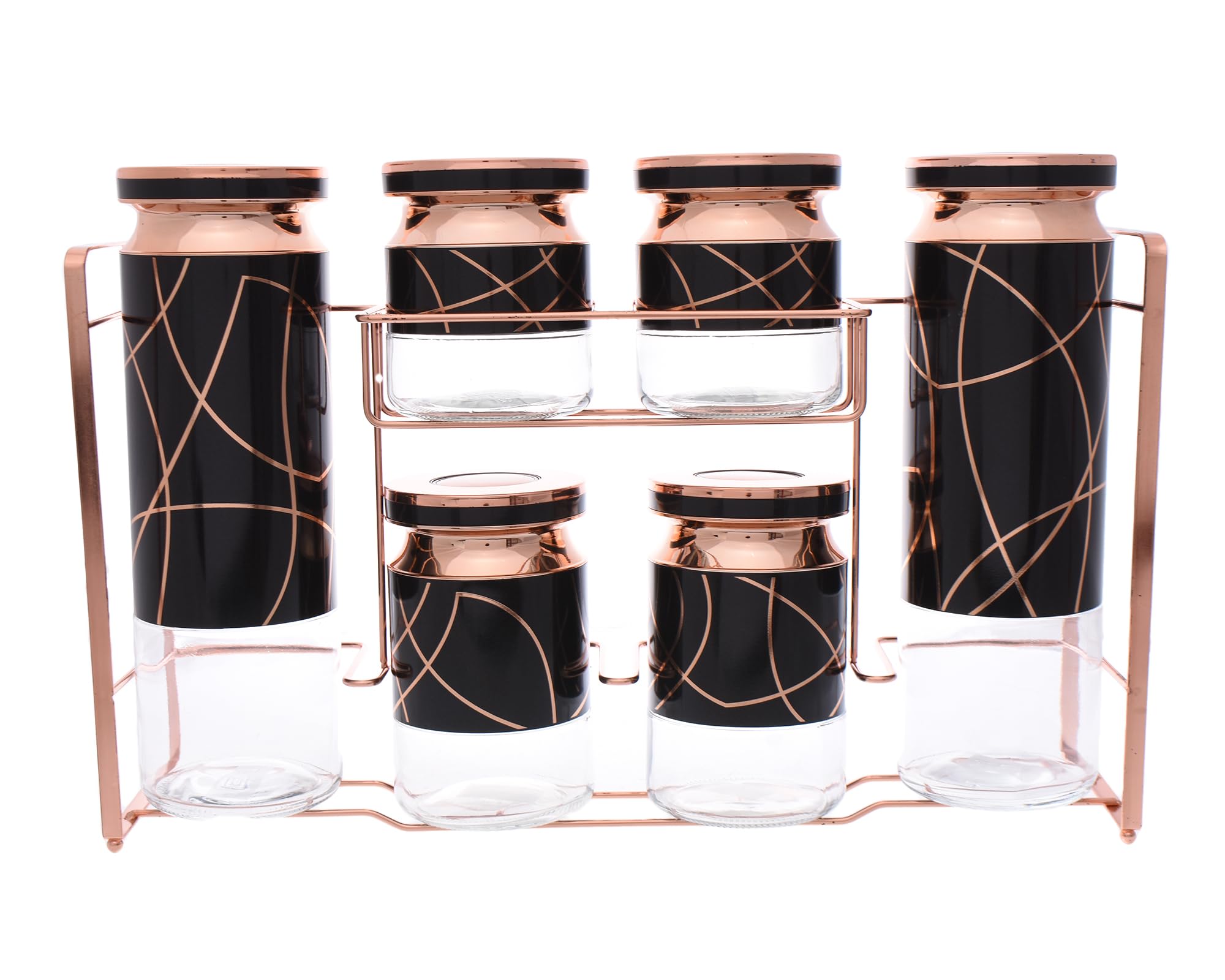 Oxford Round Stainless Steel Spice Set – 7 Pieces