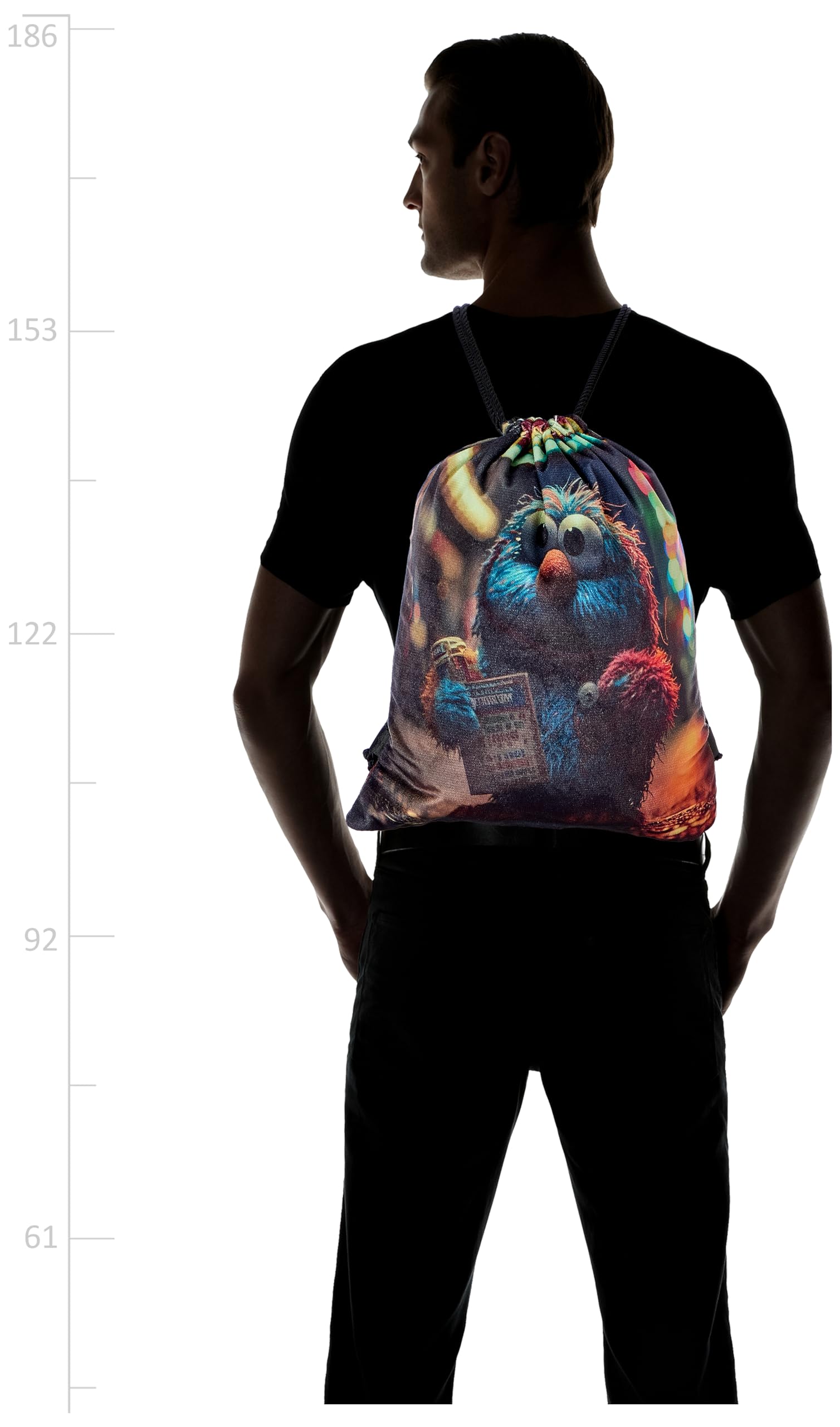 شنطة برباط سحب من تات - 697، متعددة الألوان، مقاس كبير