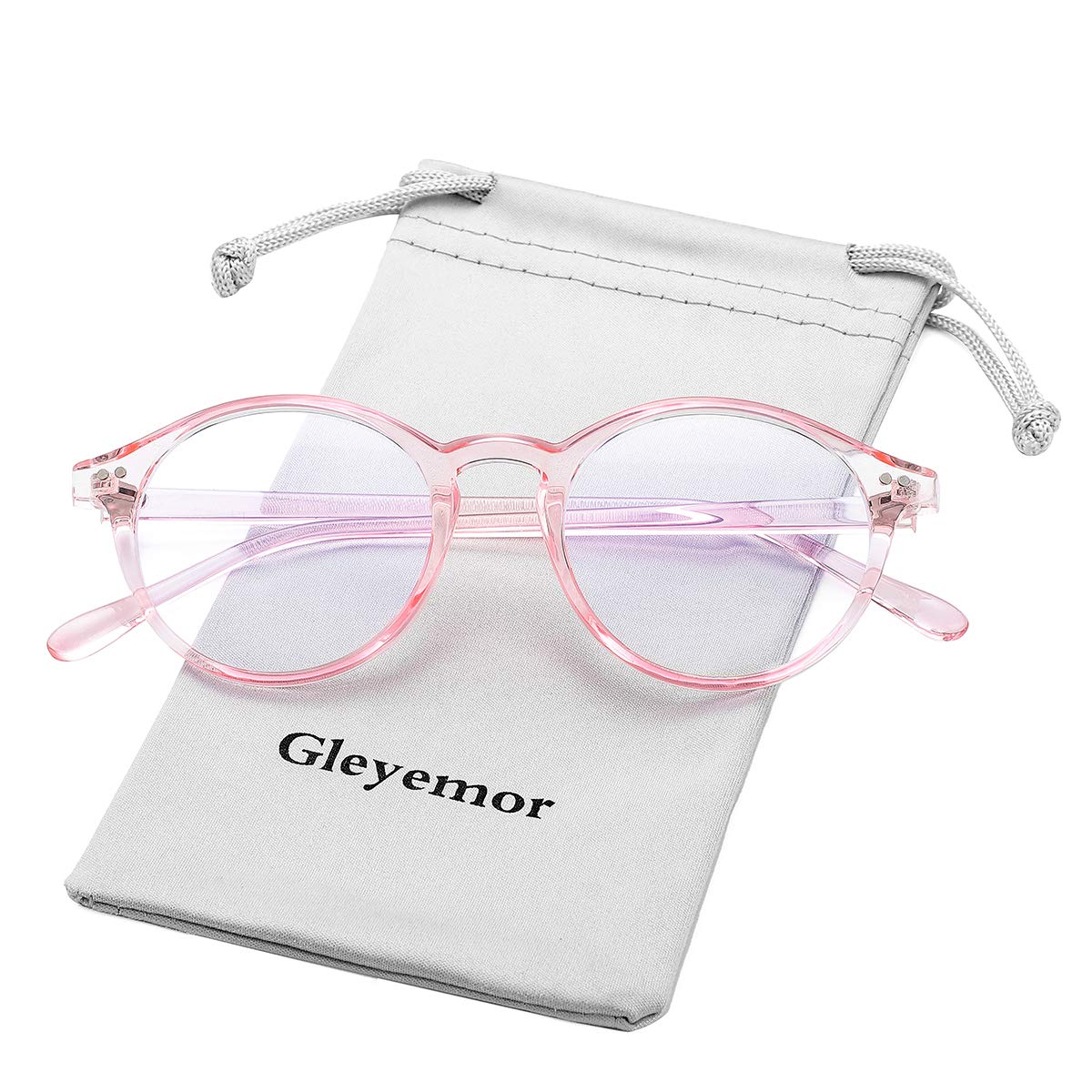 **Gleyemor Blue Light Blocking Glasses for Men & Women – Vintage Round Frame Computer Eyewear** - Safqqa Egypt