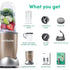 NutriBullet 900 Watts, 7pc Accessories, Multi-Function High Speed Blender, Mixer System With Nutrient Extractor, Smoothie Maker, Copper Gold, NB9-1012, 1-year limited warranty - Safqqa Egypt