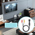 JINHEZO Playstation 3 Audio Video Cables - Game Console Component Accessories Connection Cord, RCA AV to TV Cable for Playstation, PS 1, PS 2, PS 3, Slim 2, Slim 3, 6 feet 1 Pack (Not HDMI