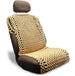 ZONETECH Natural Royal Wood Bead Seat Cover – Massage & Comfort Cushion - Safqqa