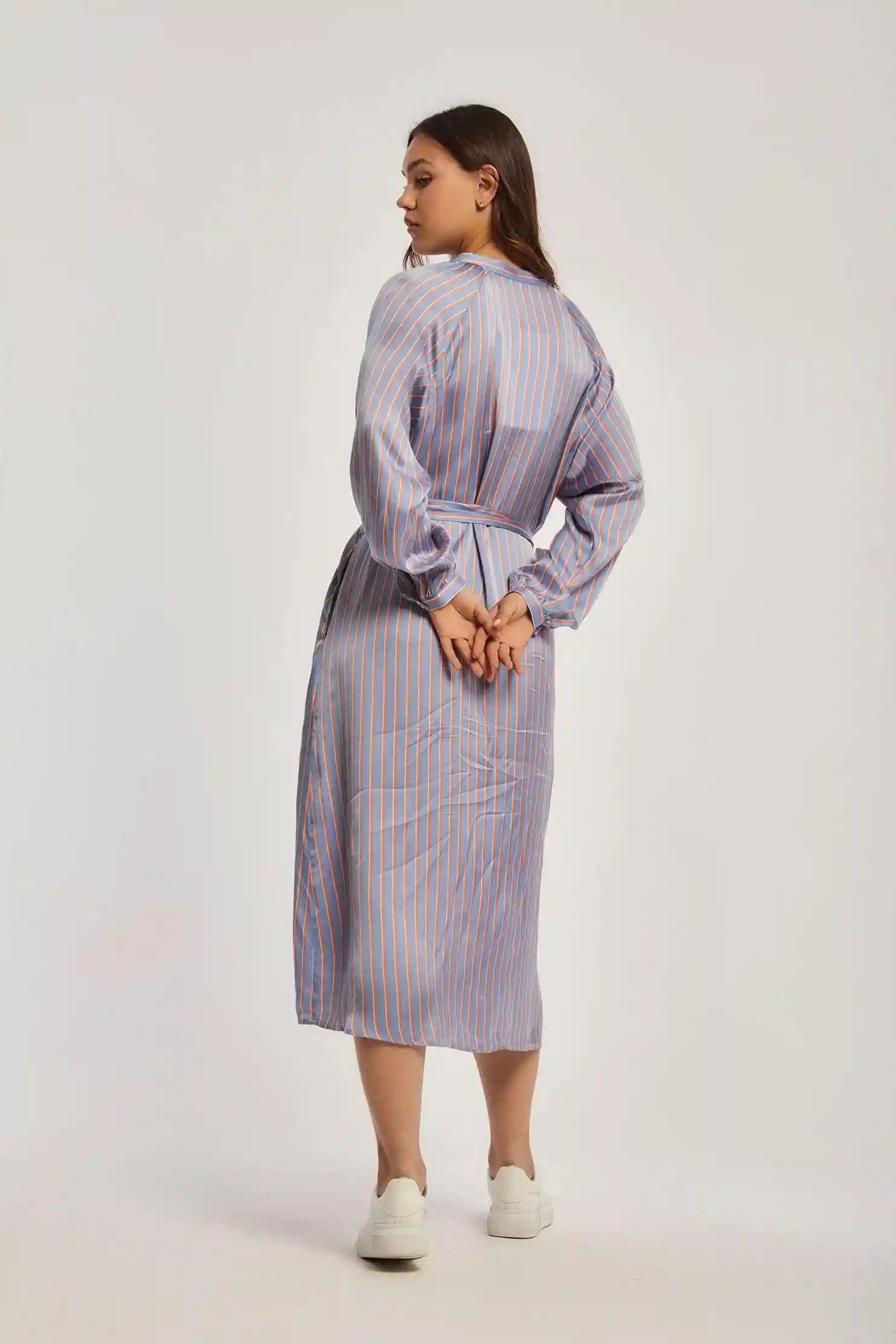 DALYDRESS womens Striped Shirt Dress 240-102-910-57 Dress - Safqqa Egypt