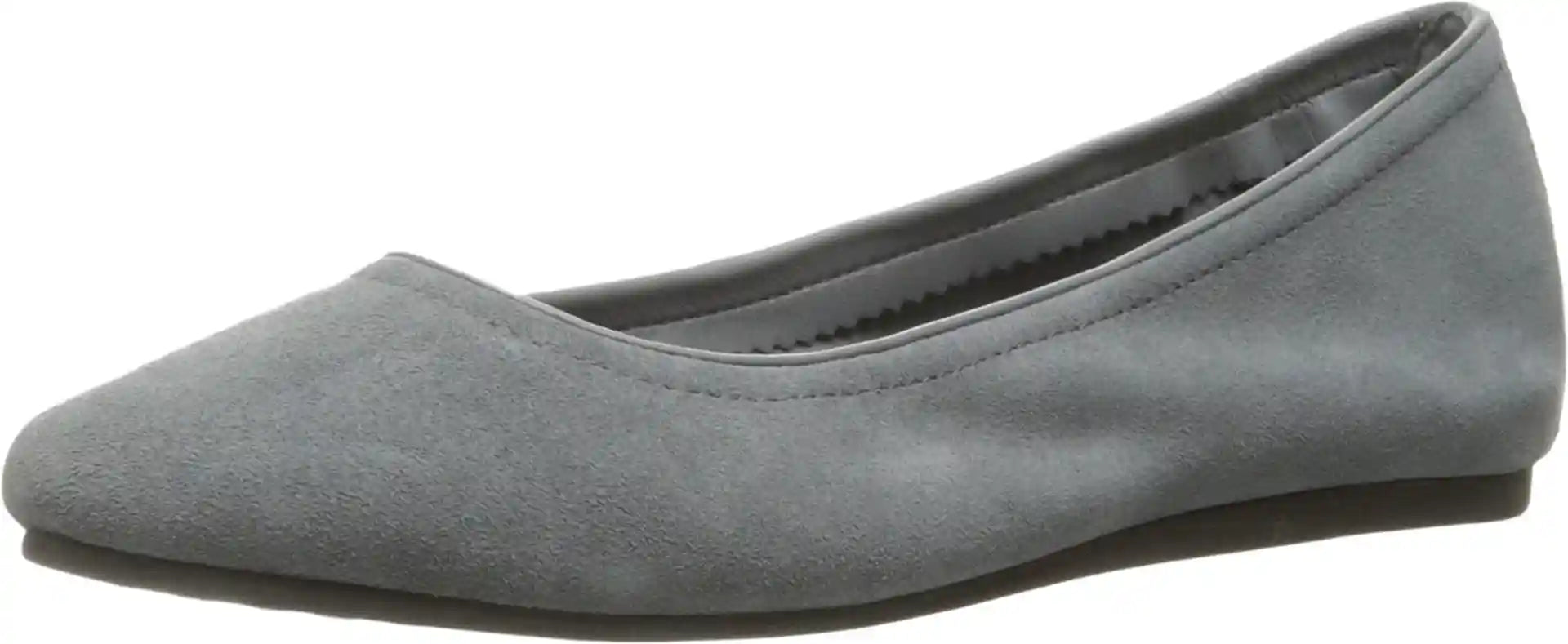 Crocs Womens Lina Suede Ballet Flat, Color Grey, Size 36/37 EU