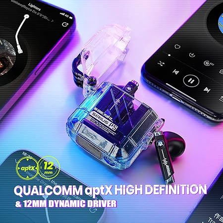 سماعات لاسلكية Gravastar SIRIUS P5 True Wireless Earbuds – صوت قوي وتصميم مستقبلي مميز