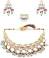 ZAVERI PEARLS Kundan Necklace Earring & Ring Set for Women ZPFK15197
