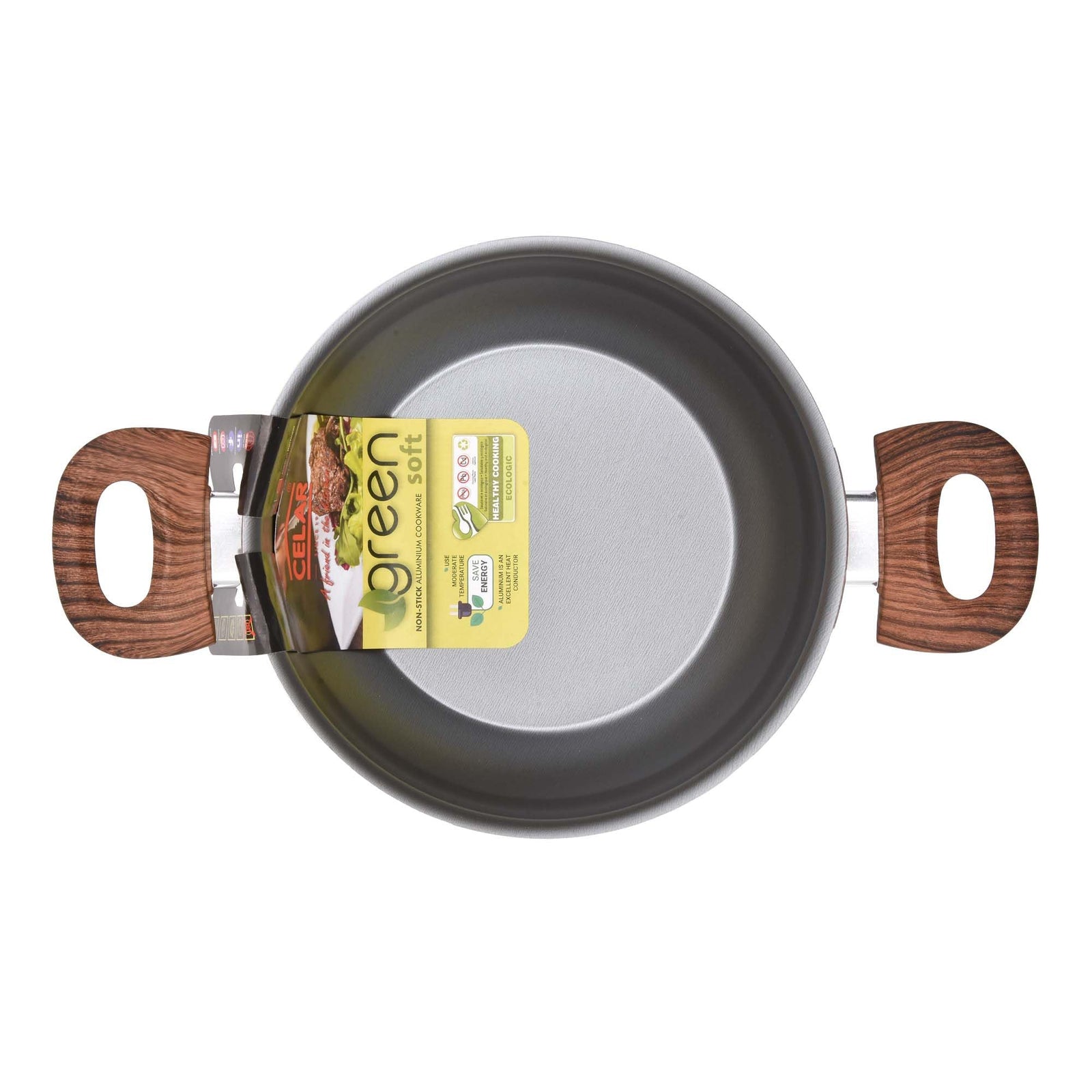 Celar Cooking Casserole  Non-stick Aluminum , 16 cm ,Green