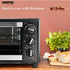 Geepas GO4464 25L Electric Oven With Rotisserie- 1600W power, 6 Stages Heating Selector-There is a hit at the top of the device.