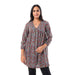 JAMILA Printed Long Sleeve Blouse For Women,Durable quality that withstands frequent washing. - Safqqa