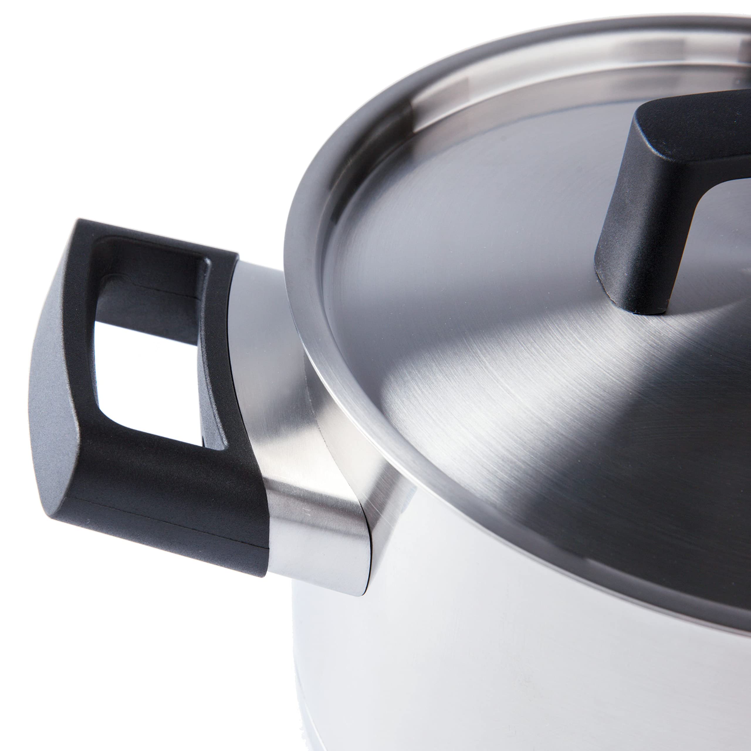 BergHOFF Ron Stainless Steel Round Covered Stockpot, 20 cm