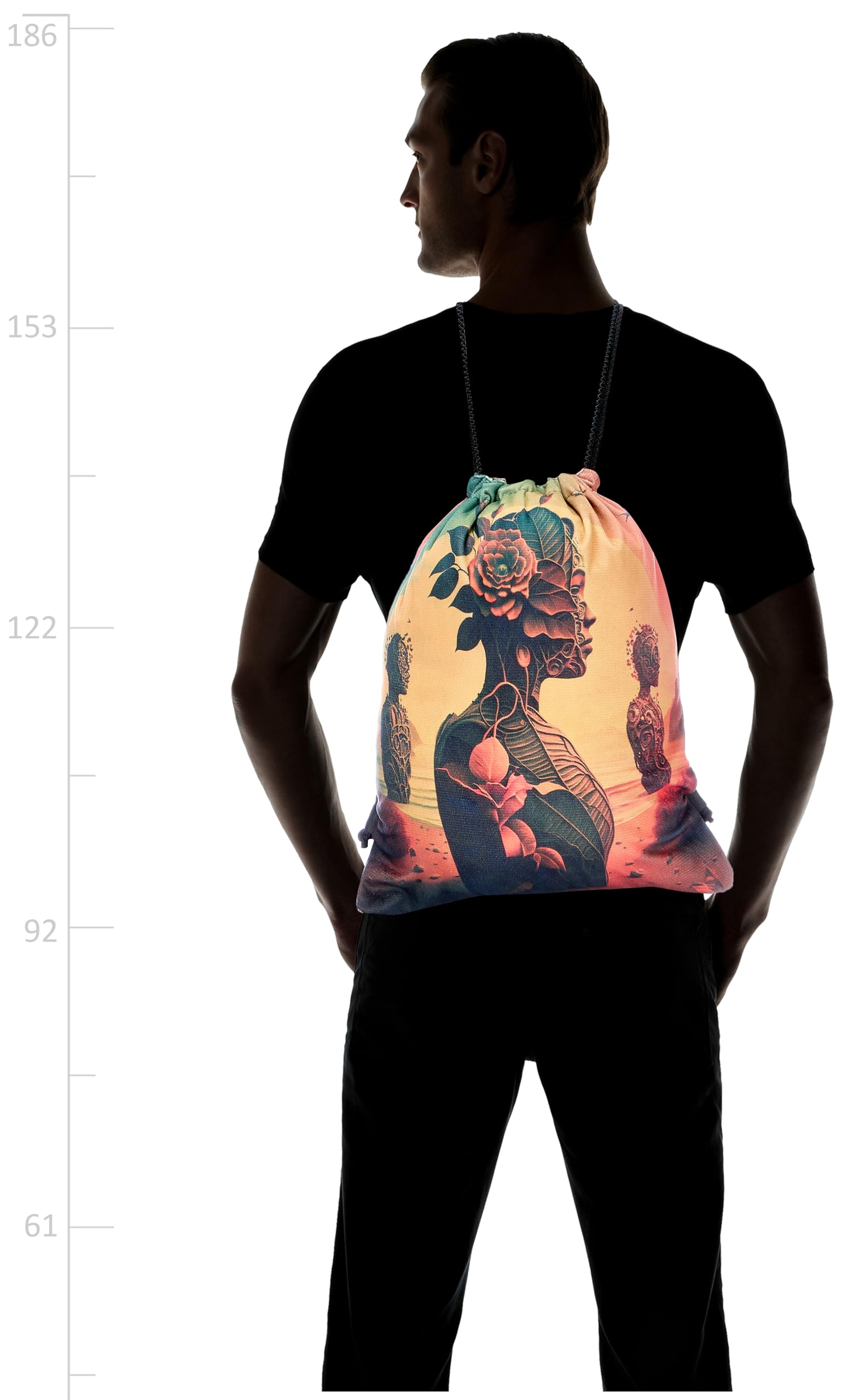 شنطة برباط - 816، متعددة الألوان، مقاس كبير من تات