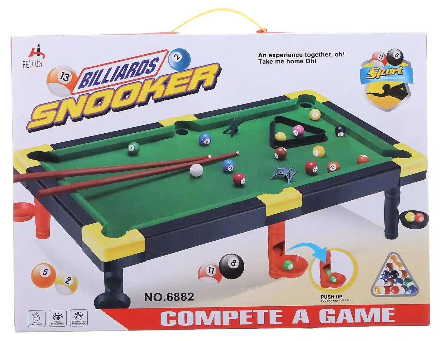 Feilun Tabletop Billiards Snooker