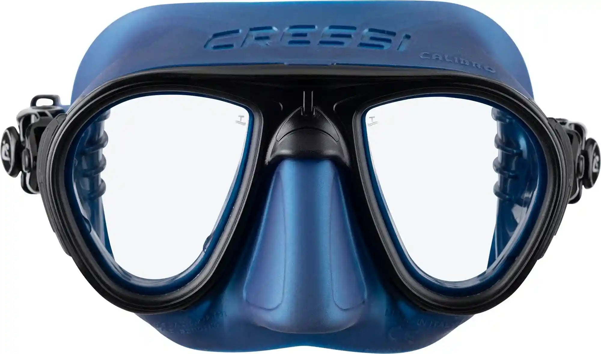 Cressi Calibro Low-Volume Two-Lenses Snorkeling Mask - Blue - Safqqa Egypt