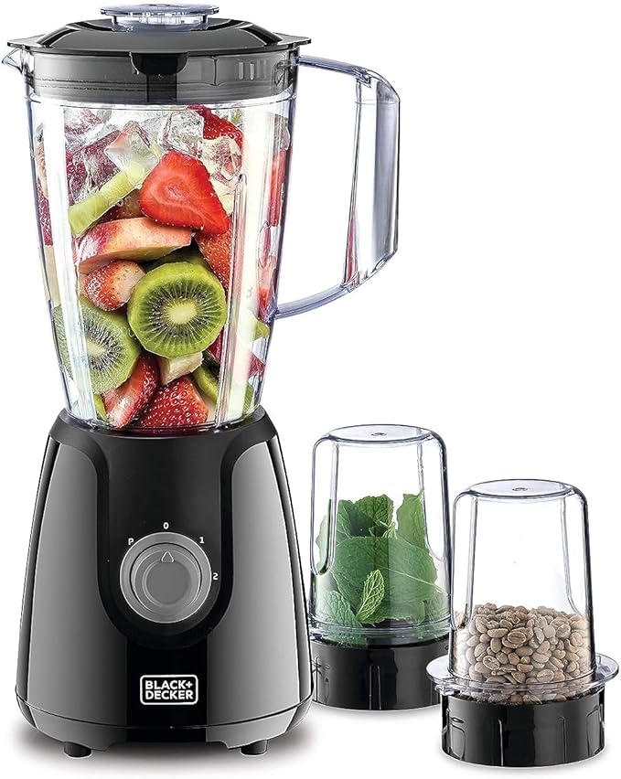 BLACK+DECKER Blender with Grinder Mills 400W 1.5L BX440-B5 Black Damage Box Scratches