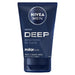 Nivea MEN Face & Beard Wash Cleanser, DEEP Active Charcoal, 100ml - Safqqa Egypt