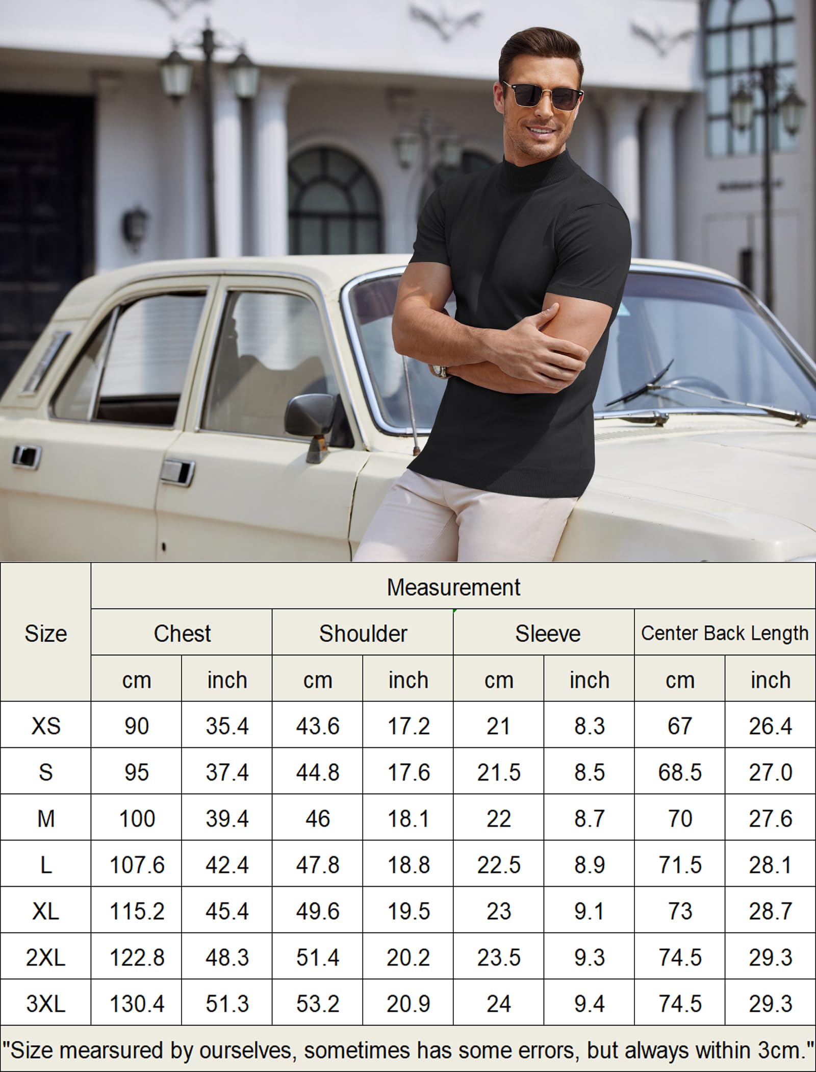 تي شيرتات COOFANDY للرجال