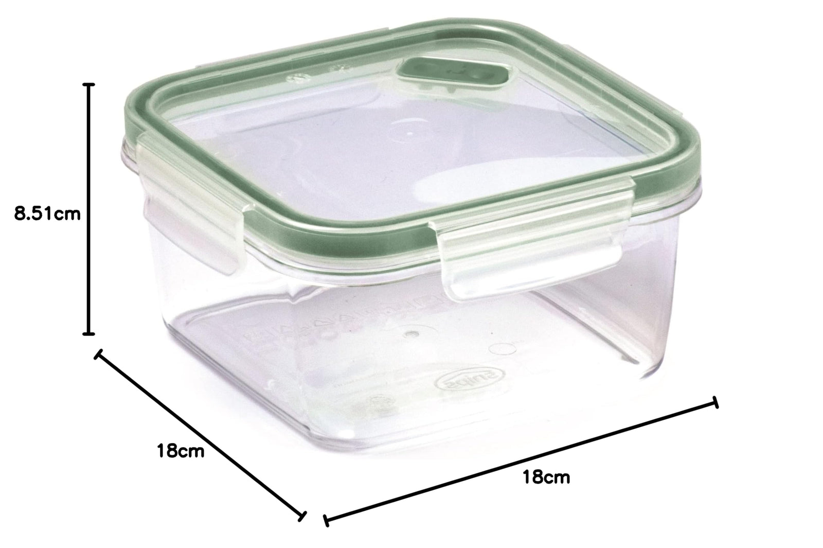 Snips Food Container 0.8 L -Square - Made in Italy