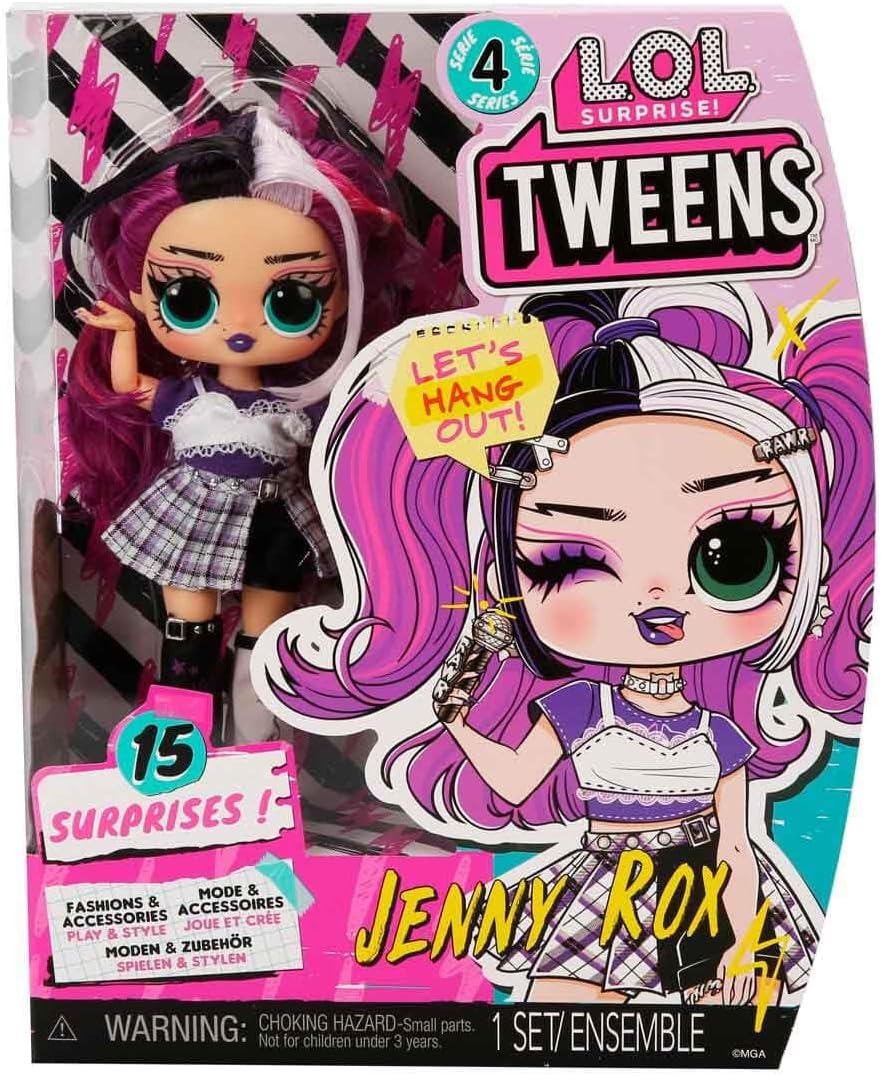 LOL Surprise- doll Tweens S4 Doll- Jenny Rox Multicolor