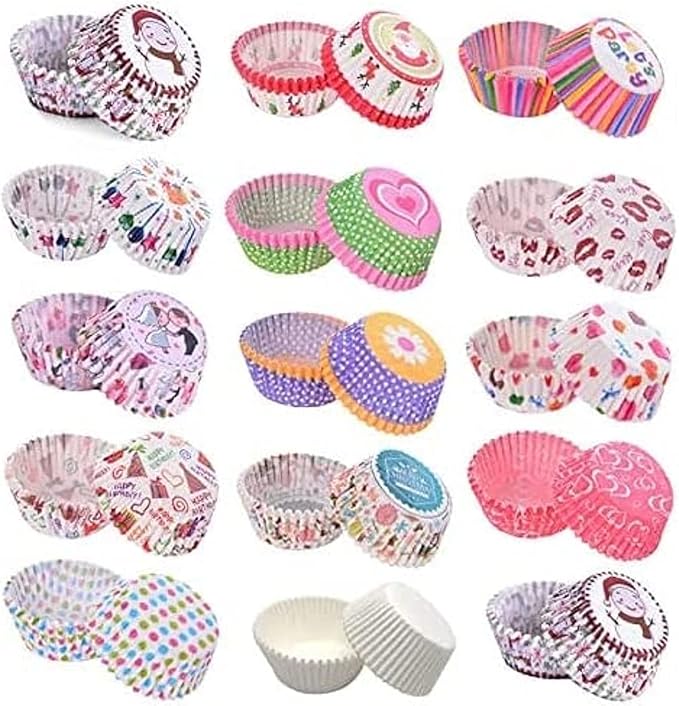 Elyassin Cupcake Paper Set 28 Pieces Assorted – Safqqa Egypt