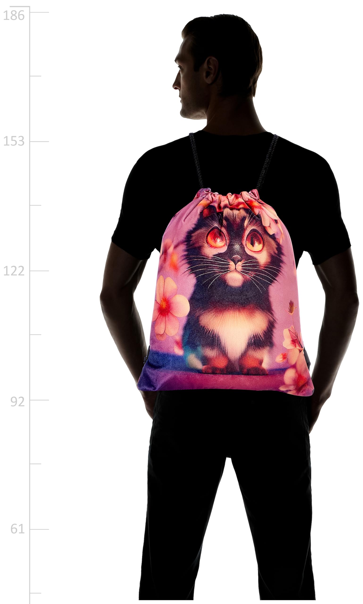 شنطة برباط من تات 806، متعددة الالوان، مقاس L