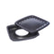 Moneta Squared Smokefree Grill Plate 26x26cm , Black