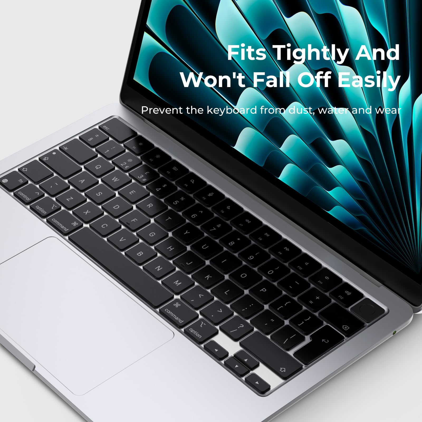 EooCoo Keyboard Cover compatible for 2023 M2 Macbook Air 15