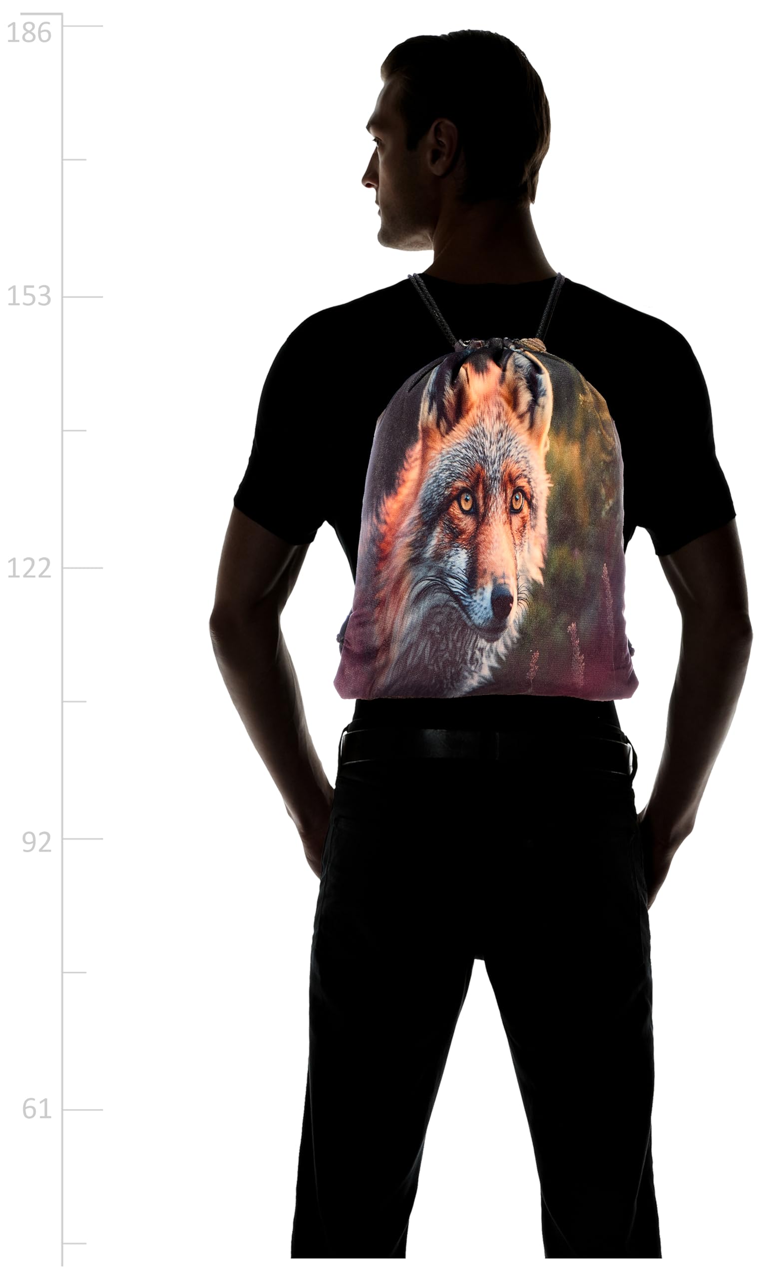 TAT DRAWSTRING BAG - 887, MultiColor, Large