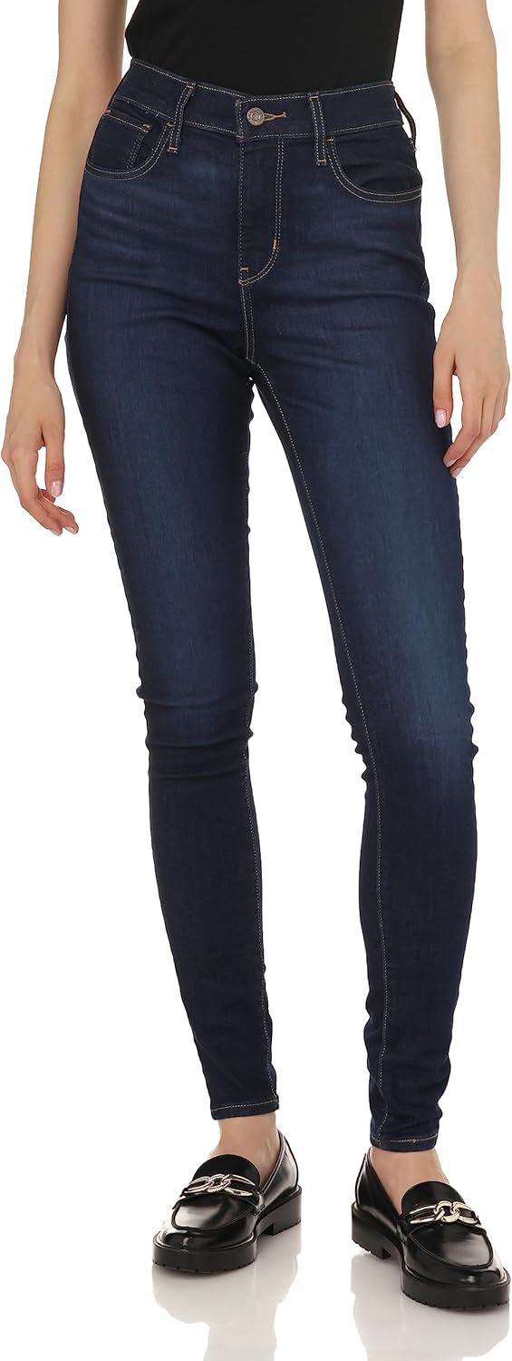 بنطلون جينز Levi's 720 Super Skinny للنساء بخصر عالٍ