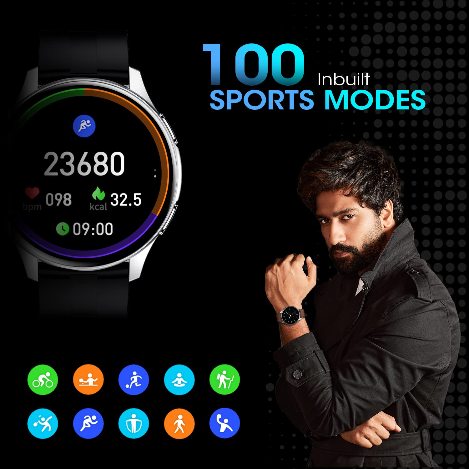 ساعة  الذكية مزودة بالعديد من الميزات لعشاق اللياقة والتكنولوجيا. تحتوي على شاشة AMOLED بحجم 1.39 بوصة ودقة 454x454 مع وضع العرض الدائم لتجربة رؤية واضحة دائمًا. تدعم المكالمات عبر البلوتوث، -به خرابيش