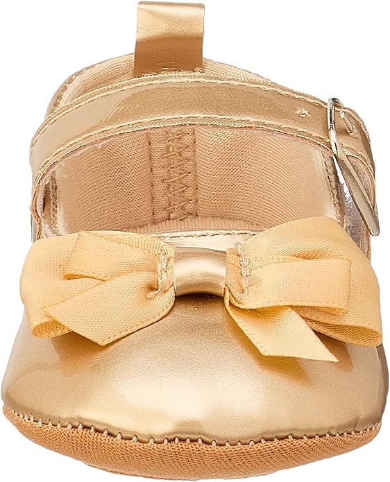 Mix & Max Girls’ Front Bow Velcro Strap Shoes