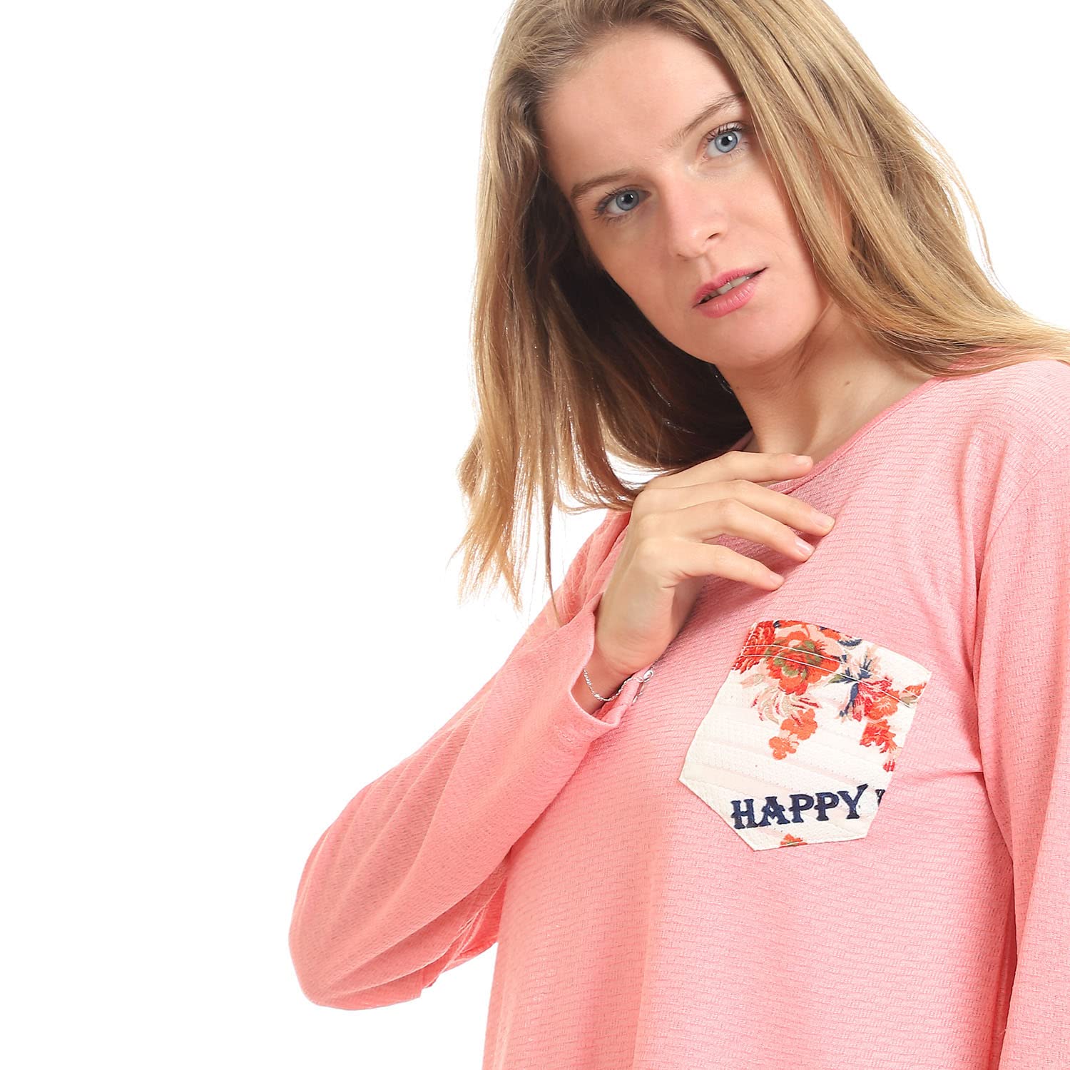 Kady Round Neck Tunic Top For Women,Soft, breathable fabric for all-day comfort.