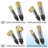 SAT/Aerial Cable with break-proof metal plugs – 10m (TV/Satellite Cable, adapter from F-connector to antenna plug, suitable for TV, radio, DVB-T2/DVB-C/DVB-S/DVB-S2) by CableDirect