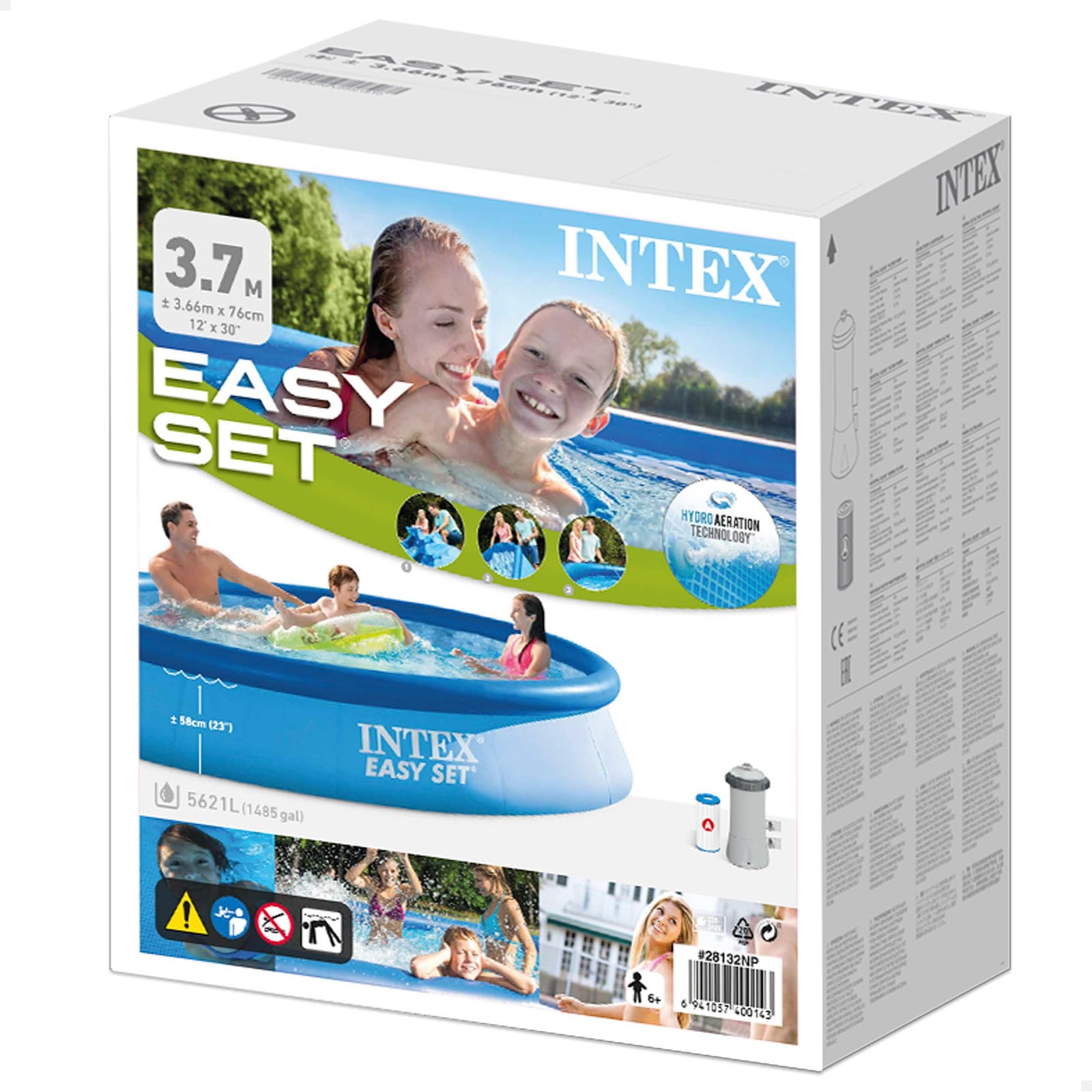 Intex Round Swimming Pool with Filter Pump – Fun & Cool Summer Play