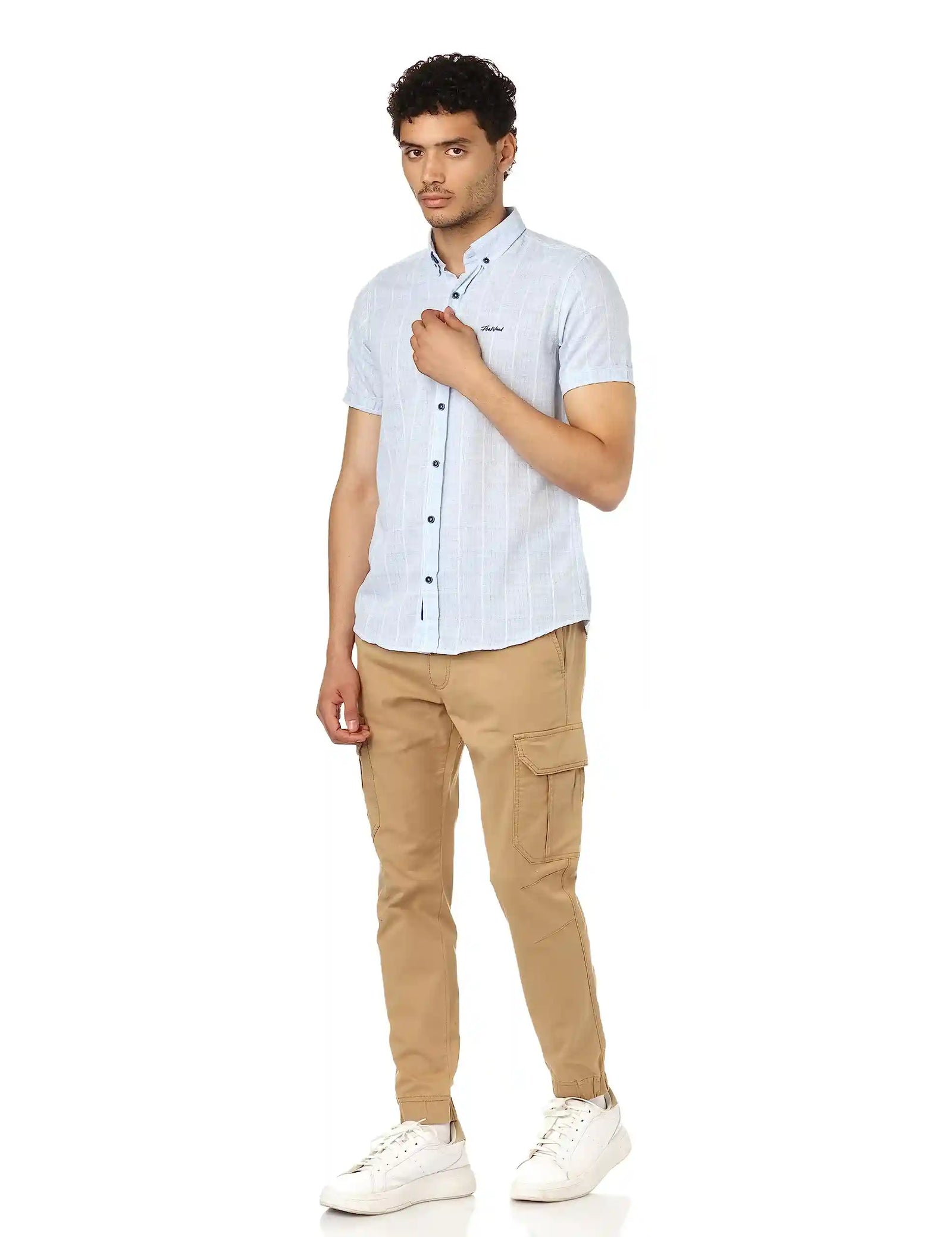 Firewood Mens Basic Checks Short Sleeve Shirt Shirt - Safqqa Egypt