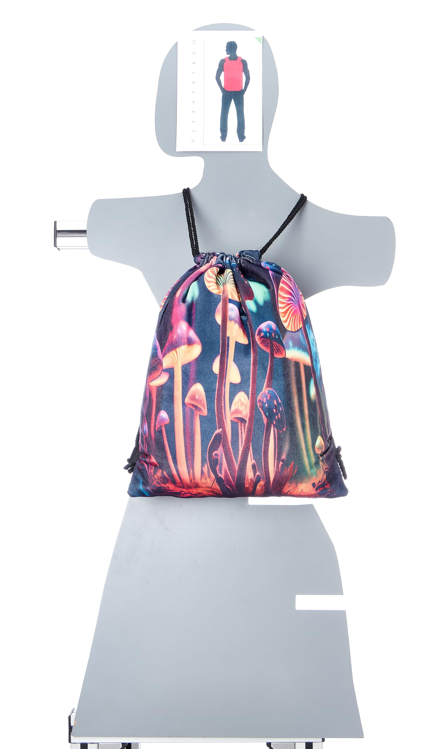 شنطة برباط من تات، 533، متعددة الألوان، مقاس كبير L