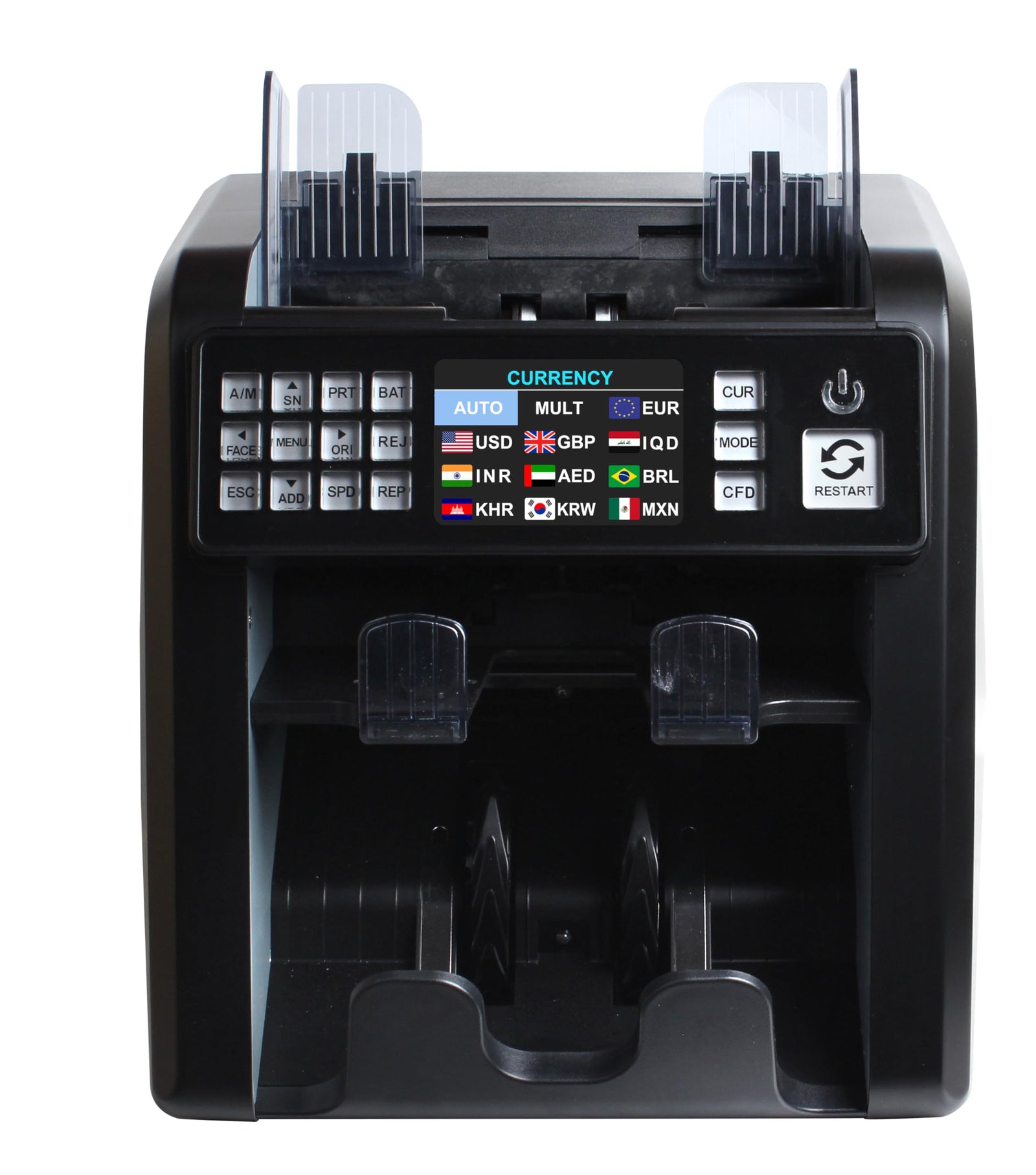 LG5000 Dual Money Counter – Mixed Denomination Counter & Sorter with Counterfeit Detection