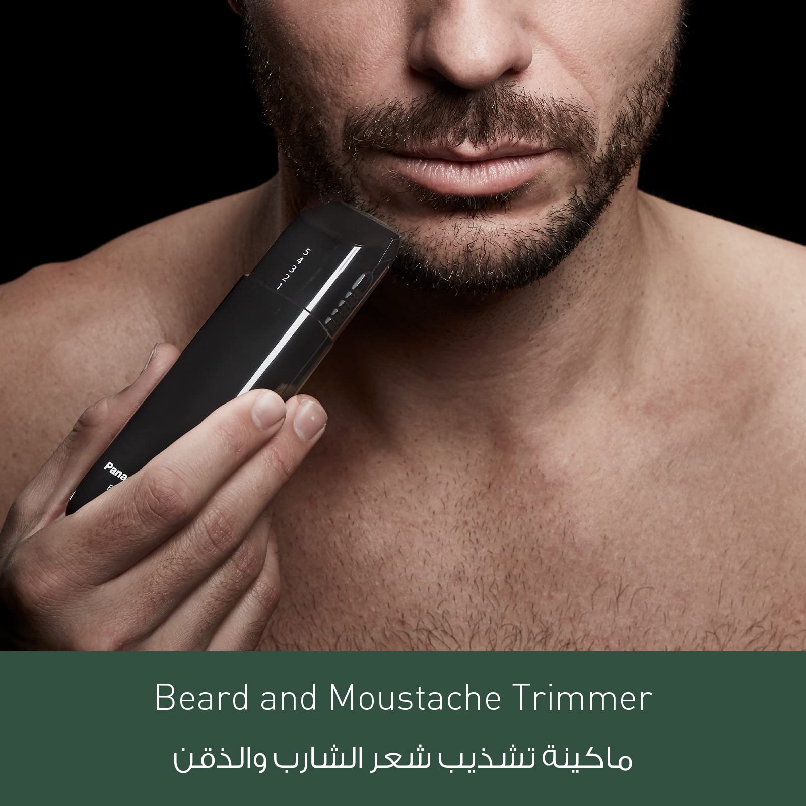 Panasonic ER240BP Beard Trimmer, Battery Operated – Black – Made in Japan